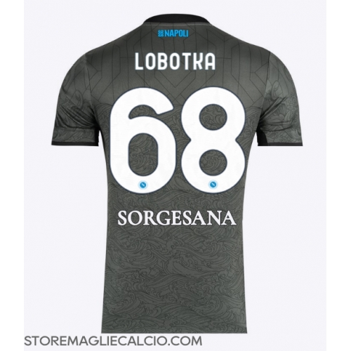 SSC Napoli Stanislav Lobotka #68 Maglia Gara Terza Repliche 2024-25 Maniche Corte SSC Napoli Stanislav Lobotka #68 Maglia Gara Terza Repliche 2024-25 Maniche Corte